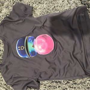 Under Armour Charcoal Tee with Vibrant Graphic